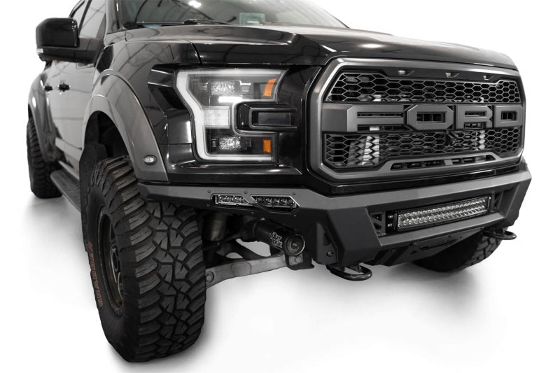 ADD 17-20 Ford F-150 Raptor Phantom Front Bumper Addictive Desert Designs Bumpers - Steel AXOPROS