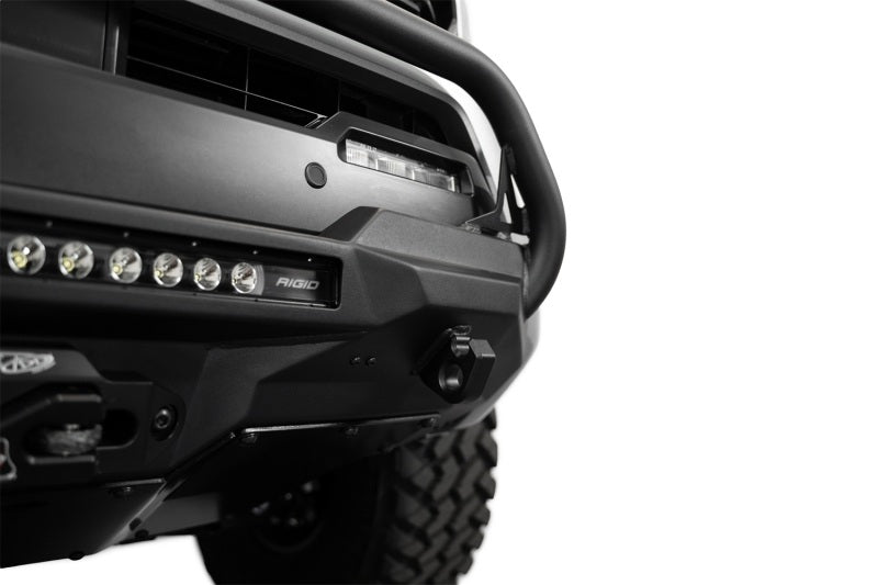 ADD 2024+ Toyota Tacoma Stealth Center Mount Winch Front Bumper w/ Top Hoop Addictive Desert Designs Bumpers - Steel AXOPROS