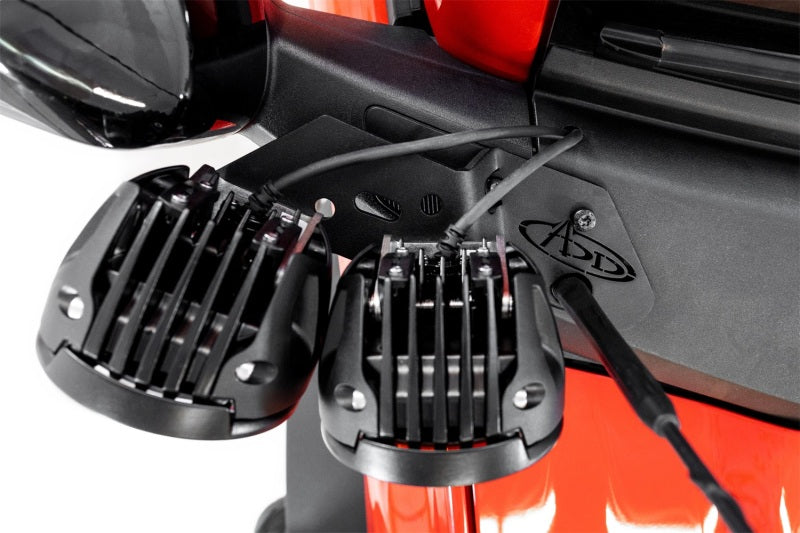 ADD 21-23 Ford Bronco/Raptor Dual Ditch Light Brackets Addictive Desert Designs Brackets AXOPROS