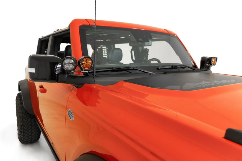 ADD 21-23 Ford Bronco/Raptor Dual Ditch Light Brackets Addictive Desert Designs Brackets AXOPROS