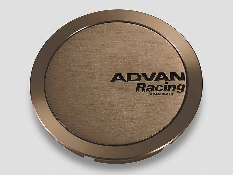 Advan 73mm Full Flat Centercap - Umber Bronze Advan Wheel Center Caps  AXOPROS