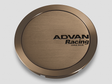 Advan 73mm Full Flat Centercap - Umber Bronze Advan Wheel Center Caps  AXOPROS