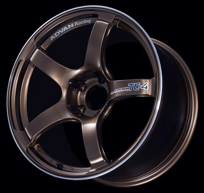 Advan TC4 17x8.5 +31 5-114.3 Umber Bronze Metallic & Ring Wheel Advan Wheels - Cast AXOPROS