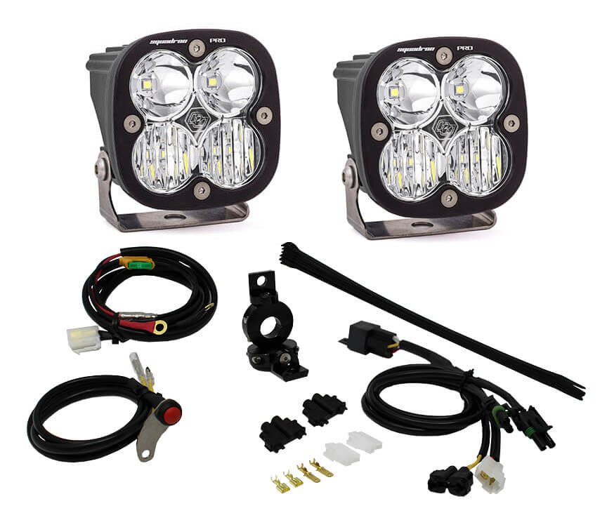 Adventure Bike Squadron Pro Auxiliary Light Kit Baja Designs Auxiliary Light AXOPROS
