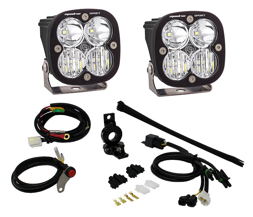 Adventure Bike Squadron Sport Auxiliary Light Kit Baja Designs Auxiliary Light AXOPROS