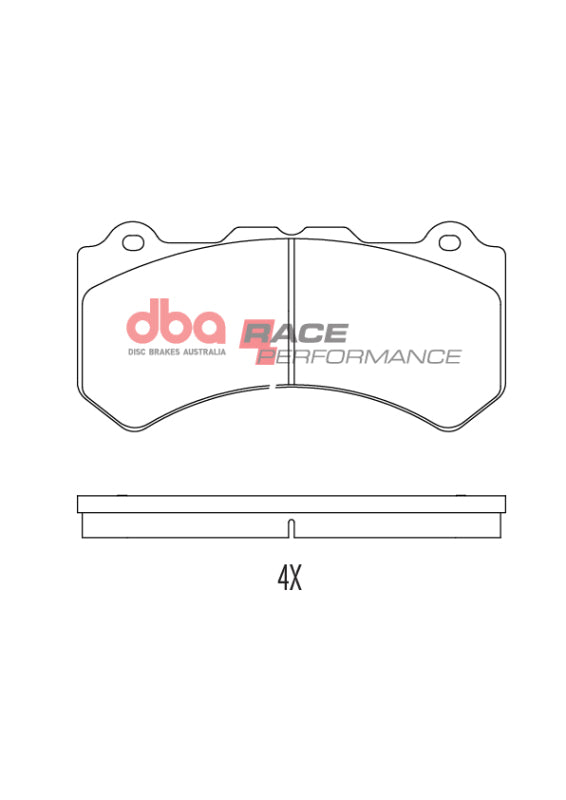 DBA DBA 14-19 Chevrolet Corvette Z06 Front RP Performance Brake Pads Brake Pads - Racing aftermarket performance part