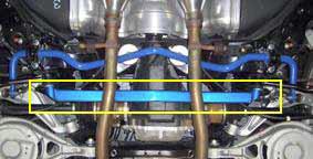 Cusco Power Brace Rear CKV36 NJ50 Cusco Chassis Bracing AXOPROS