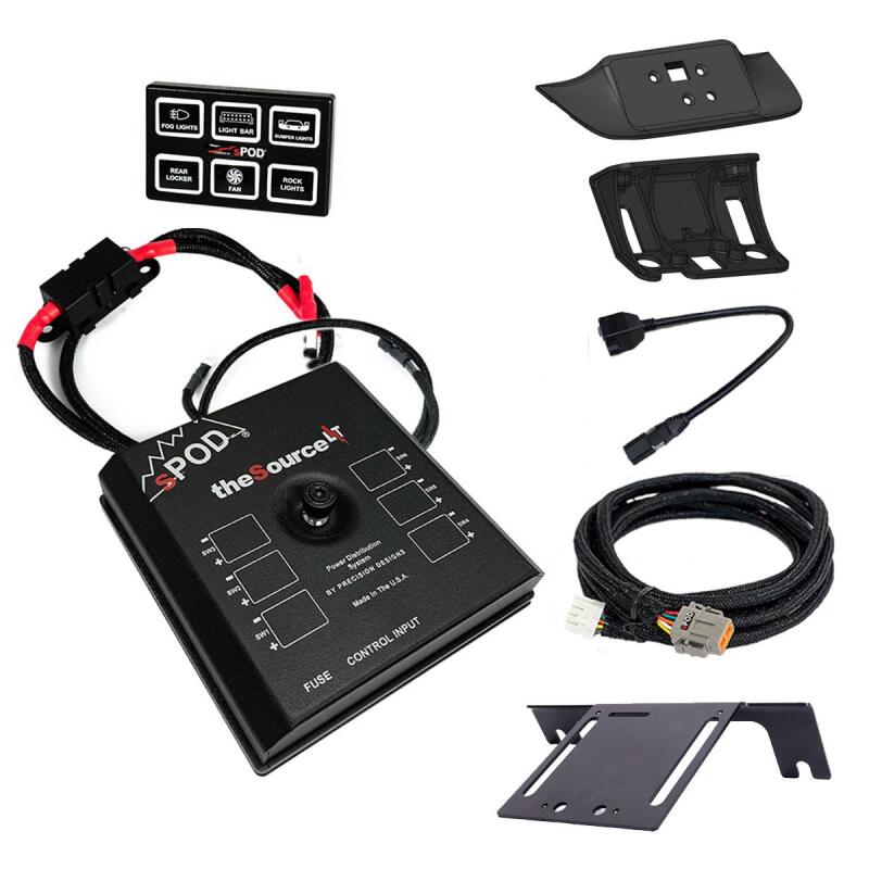 SPOD sPOD 2023+ Ford F250/F350 Super Duty Mini6 SourceLT Vehicle Power Management Kit Switch Panels aftermarket performance part