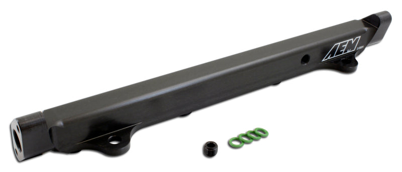 AEM 03-06 Evo 8 & 9 Black Fuel Rail AEM