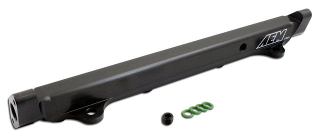 AEM 03-06 Evo 8 & 9 Black Fuel Rail AEM