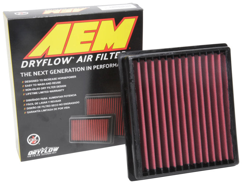 AEM 10-18 Lexus RX350 V6-3.5L F/I DryFlow Air Filter AEM Induction Air Filters - Drop In AXOPROS