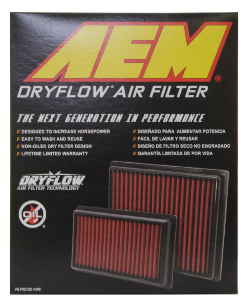 AEM 12-20 Chevrolet Malibu 1.5L/1.8L/2.0L DryFlow Air Filter AEM Induction Air Filters - Drop In AXOPROS