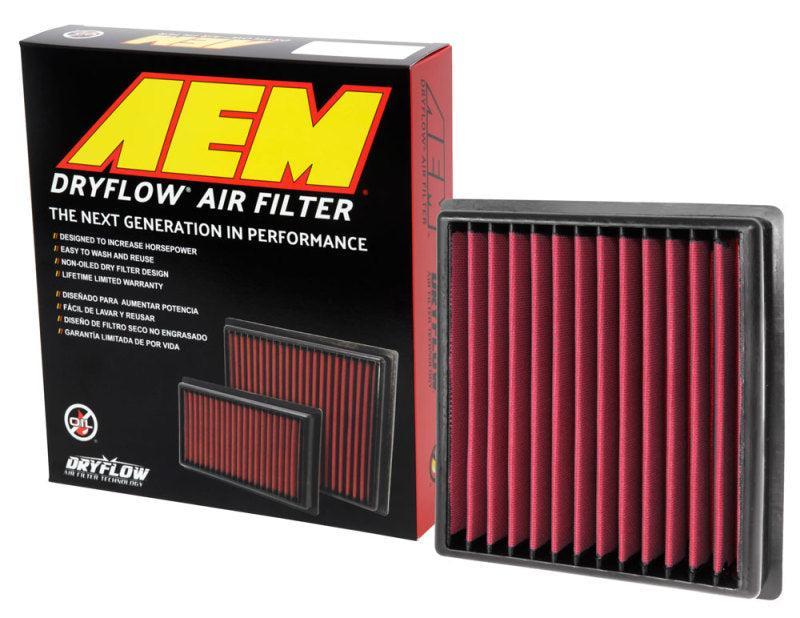 AEM 19-20 Subaru WRX STI 2.5L DryFlow Air Filter AEM Induction Air Filters - Drop In AXOPROS
