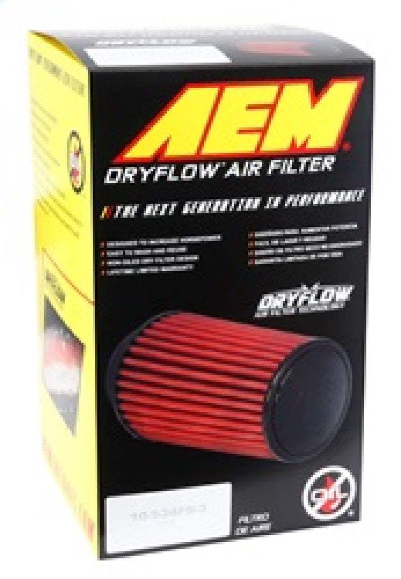 AEM 2.75in Flange ID x 6.25in Base OD x 7in H Dryflow Conical Air Filter AEM Induction Air Filters - Universal Fit  AXOPROS