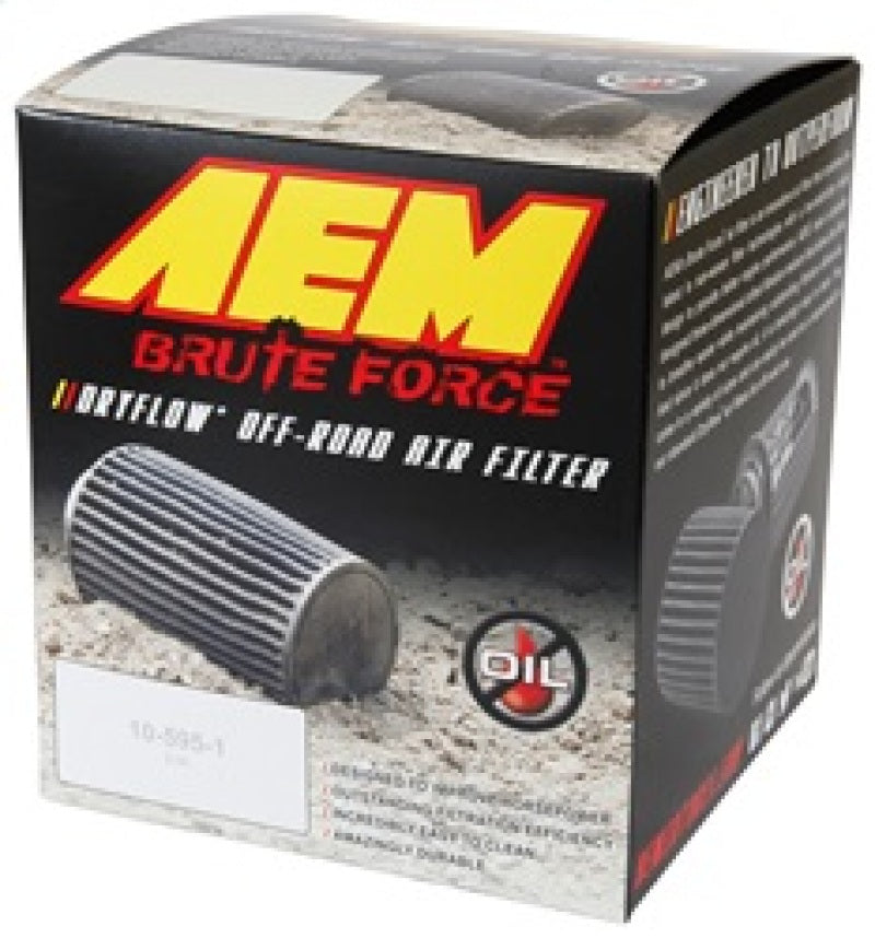 AEM 3 in x 5 in Dryflow Air Filter AEM Induction Air Filters - Universal Fit  AXOPROS