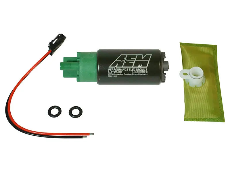 AEM 320LPH 65mm Fuel Pump Kit w/o Mounting Hooks - Ethanol Compatible AEM Fuel Pumps AXOPROS