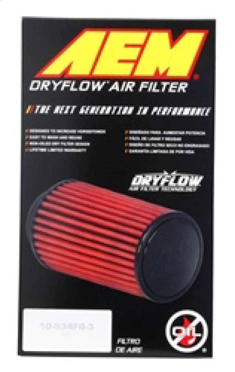 AEM 3.5 in x 7 in x 1 in Dryflow Element Filter AEM Induction Air Filters - Universal Fit  AXOPROS