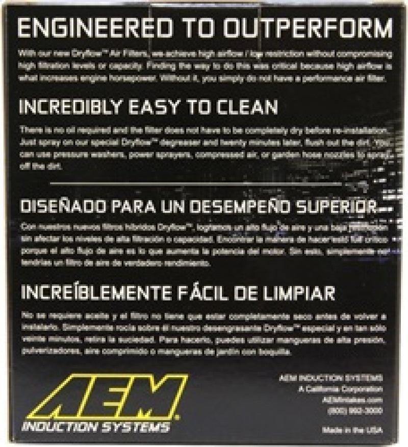 AEM 4 in Short Neck 5 in Element Filter AEM Induction Air Filters - Universal Fit AXOPROS