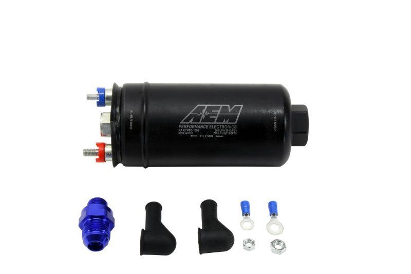 AEM 380LPH High Pressure Fuel Pump -6AN Female Out, -10AN Female In AEM Fuel Pumps AXOPROS