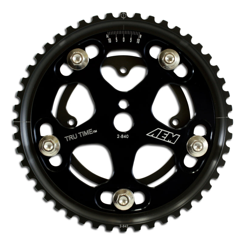 AEM 4G63/T Black Tru-Time Cam Gear AEM Cam Gears AXOPROS