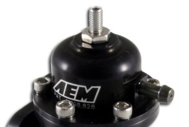 AEM 94-01 Acura Integra / 90-93 Honda Accord / 92-95 Honda Civic / 99-00 Honda Civic Black Adjustabl AEM Fuel Pressure Regulators AXOPROS