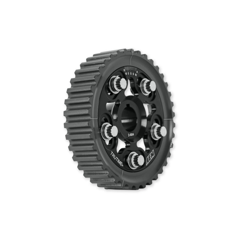AEM 96-00 Honda Civic / 96-97 Honda Del Sol D16 Black Tru-Time Cam Gear AEM Cam Gears AXOPROS