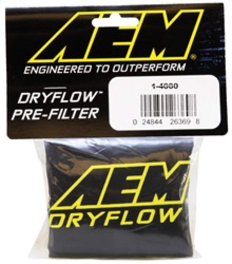 AEM Air Filter Wrap 6 in Base 5 1/4 in Top 5 in Tall AEM Induction Pre-Filters AXOPROS