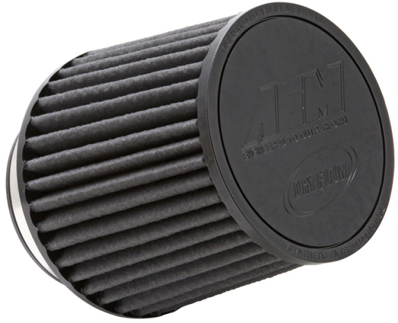AEM Brute Force Dryflow Air Filter - Conical 6in Base OD / 5.125in Top OD / 5.25in Height AEM Induction Air Filters - Universal Fit  AXOPROS