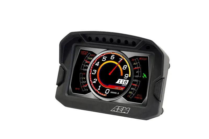 AEM CD-5G Carbon Digital Dash Display w/ Interal 10Hz GPS & Antenna AEM Gauges AXOPROS