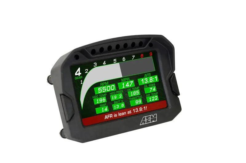 AEM CD-5G Carbon Digital Dash Display w/ Interal 10Hz GPS & Antenna AEM Gauges AXOPROS