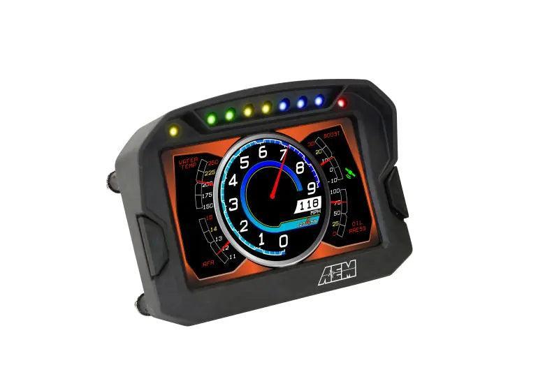 AEM CD-5G Carbon Digital Dash Display w/ Interal 10Hz GPS & Antenna AEM Gauges AXOPROS
