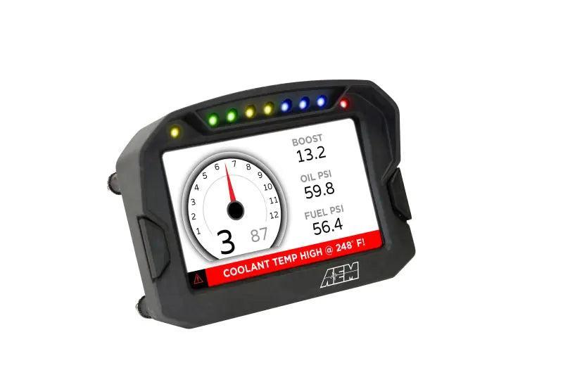 AEM CD-5G Carbon Digital Dash Display w/ Interal 10Hz GPS & Antenna AEM Gauges AXOPROS