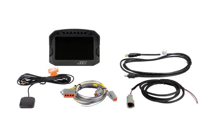 AEM CD-5G Carbon Digital Dash Display w/ Interal 10Hz GPS & Antenna AEM Gauges AXOPROS