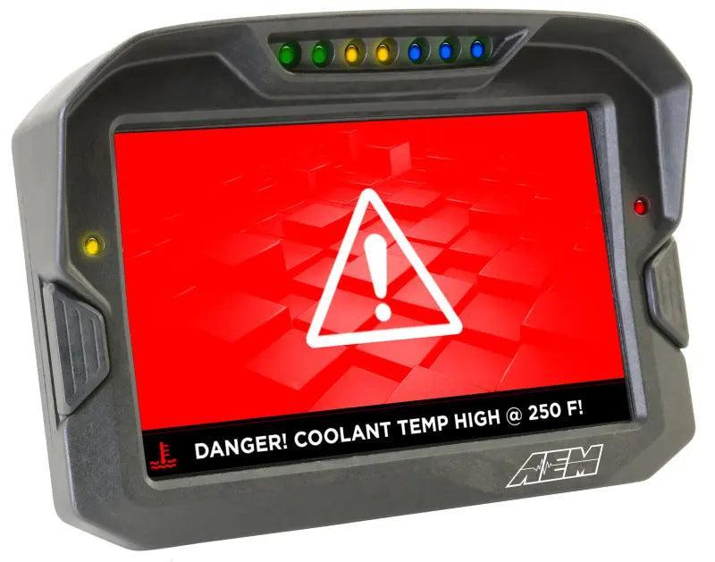 AEM CD-7 Logging GPS Enabled Race Dash Carbon Fiber Digital Display w/o VDM (CAN Input Only) AEM Gauges AXOPROS