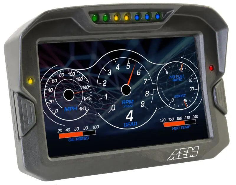 AEM CD-7 Non Logging Race Dash Carbon Fiber Digital Display (CAN Input Only) AEM Gauges AXOPROS