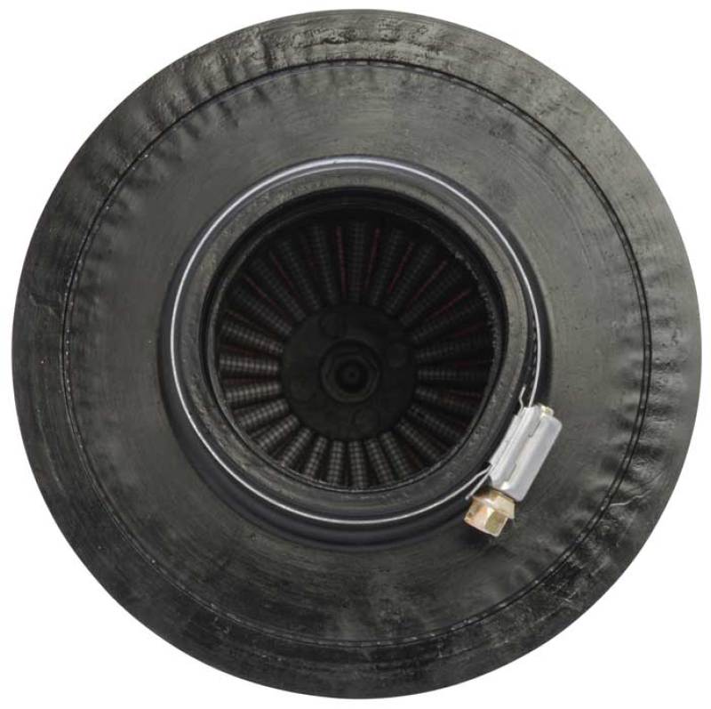 AEM Dryflow Air Filter - Round Tapered 6in Base OD x 5in Top OD x 5.5in H x 2.5in Flange ID AEM Induction Air Filters - Universal Fit  AXOPROS