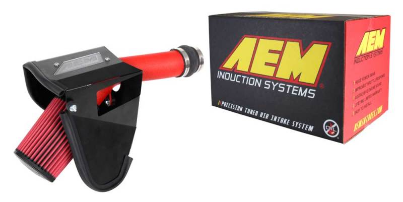 AEM Induction 2019 Subaru WRX STI 2.5L Cold Air Intake - Wrinkle Red AEM Induction Cold Air Intakes AXOPROS