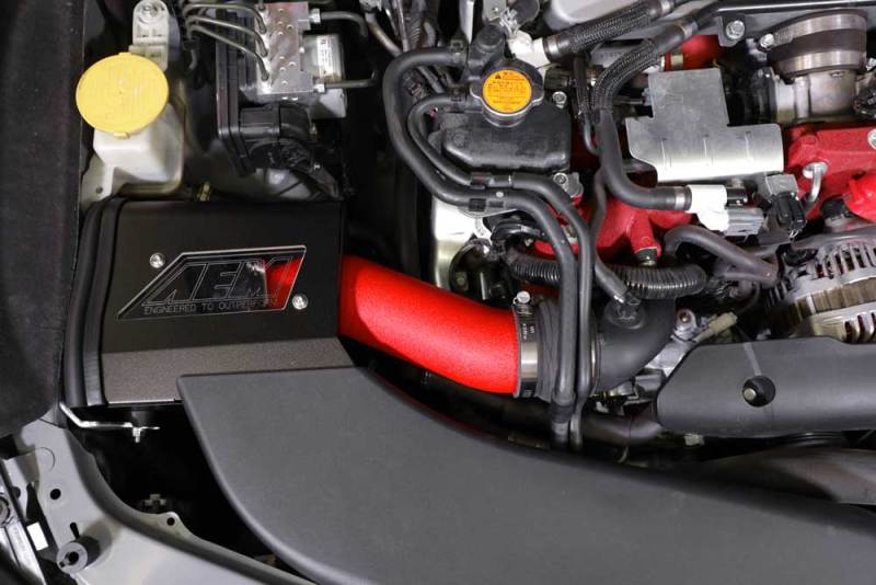 AEM Induction 2019 Subaru WRX STI 2.5L Cold Air Intake - Wrinkle Red AEM Induction Cold Air Intakes AXOPROS