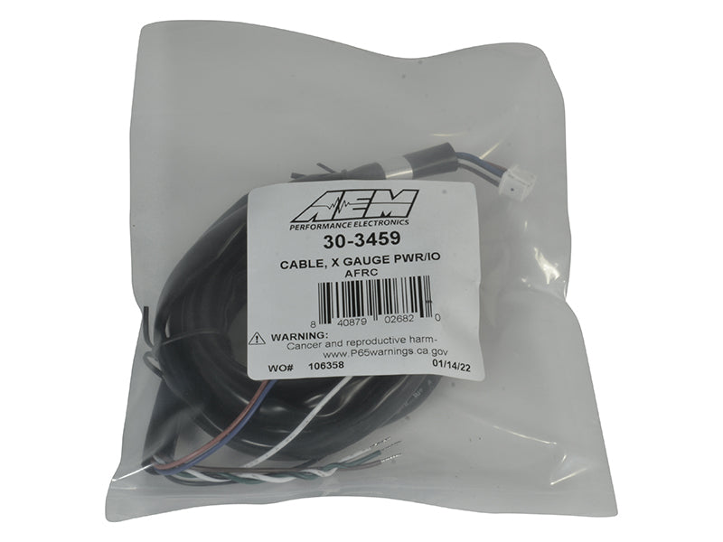 AEM Power Harness for 30-0300 X-Series Wideband Gauge AEM Wiring Harnesses AXOPROS