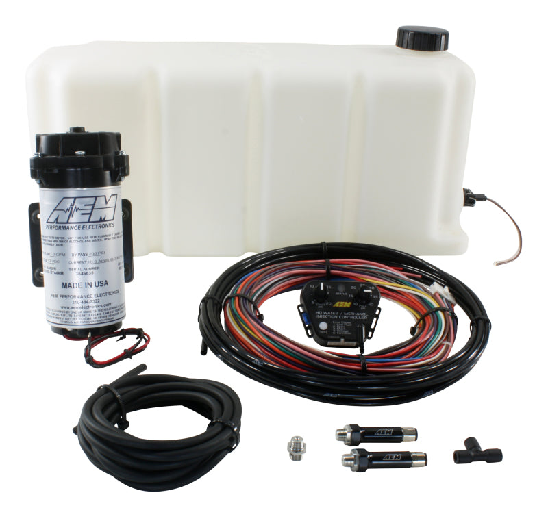 AEM V2 5 Gallon Diesel Water/Methanol Injection Kit (Internal Map) AEM Water Meth Kits  AXOPROS