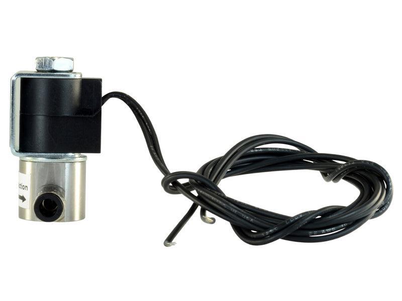 AEM Water/Methanol Injection System - High-Flow Low-Current WMI Solenoid - 200PSI 1/8in-27NPT In/Out AEM
