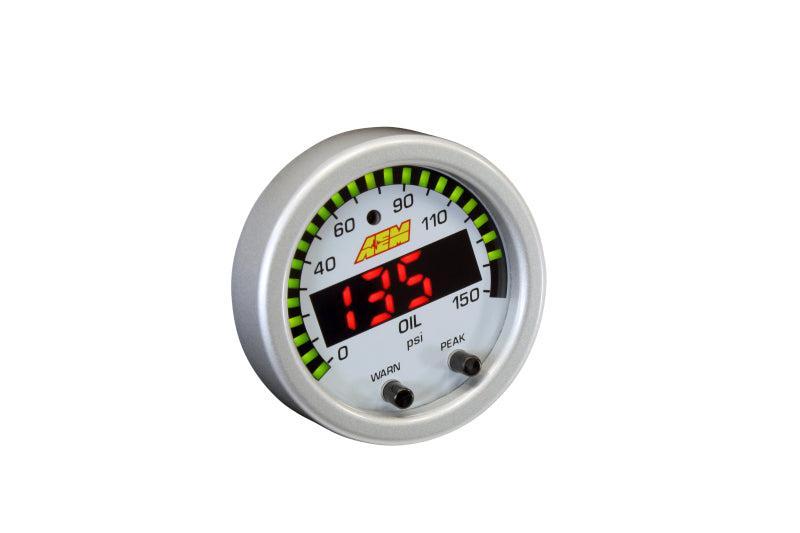 AEM X-Series 0-150 Oil Pressure Gauge Kit AEM