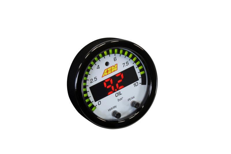 AEM X-Series 0-150 Oil Pressure Gauge Kit AEM