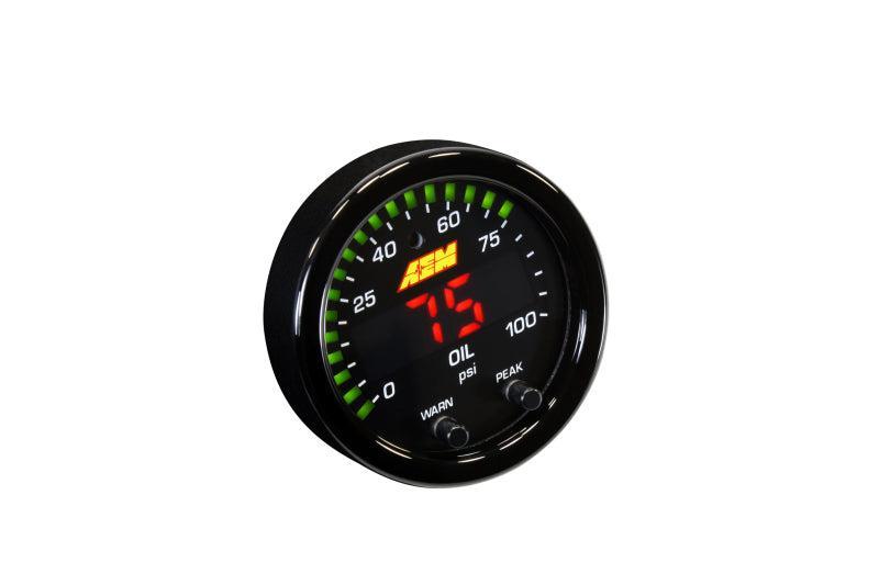 AEM X-Series Pressure 0-100psi Gauge Kit AEM