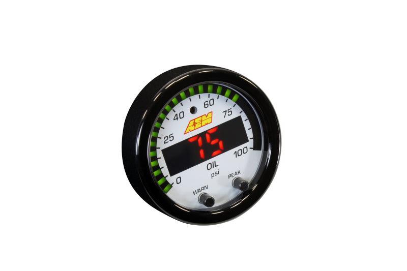 AEM X-Series Pressure 0-100psi Gauge Kit AEM