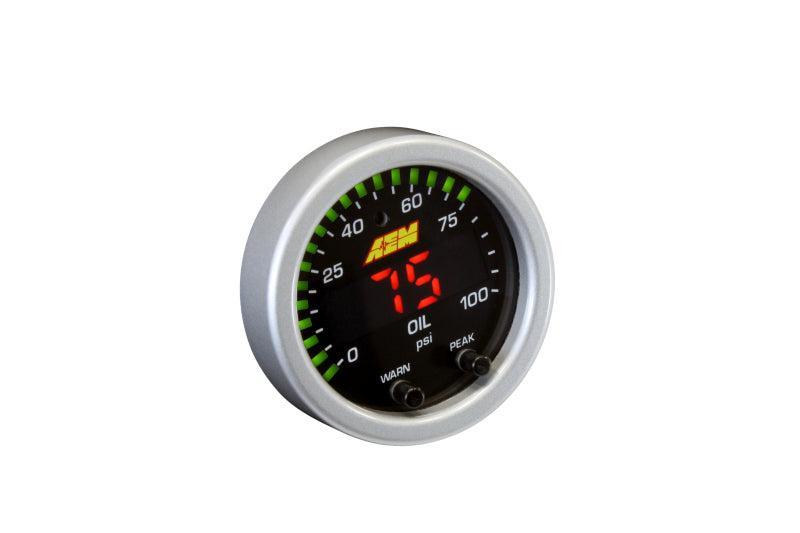 AEM X-Series Pressure 0-100psi Gauge Kit AEM