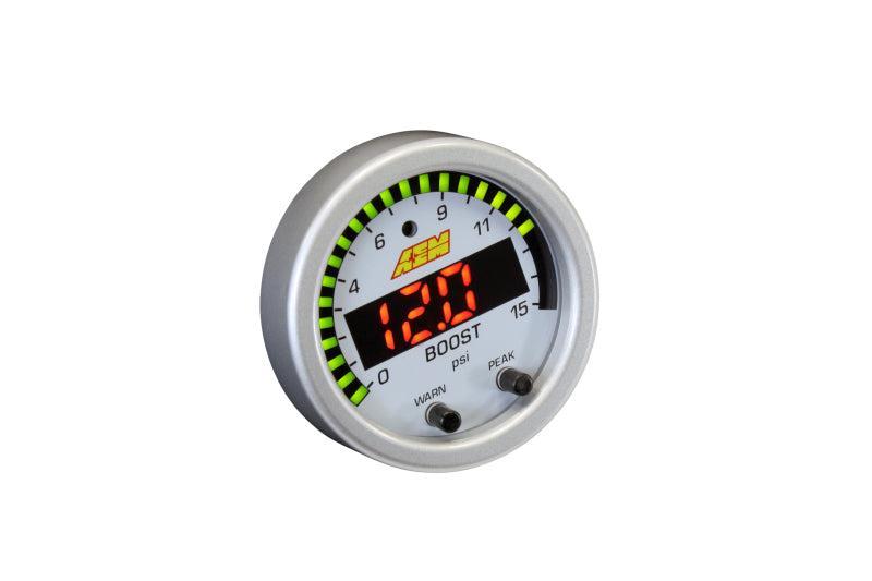 AEM X-Series Pressure 0-15psi Gauge Kit AEM