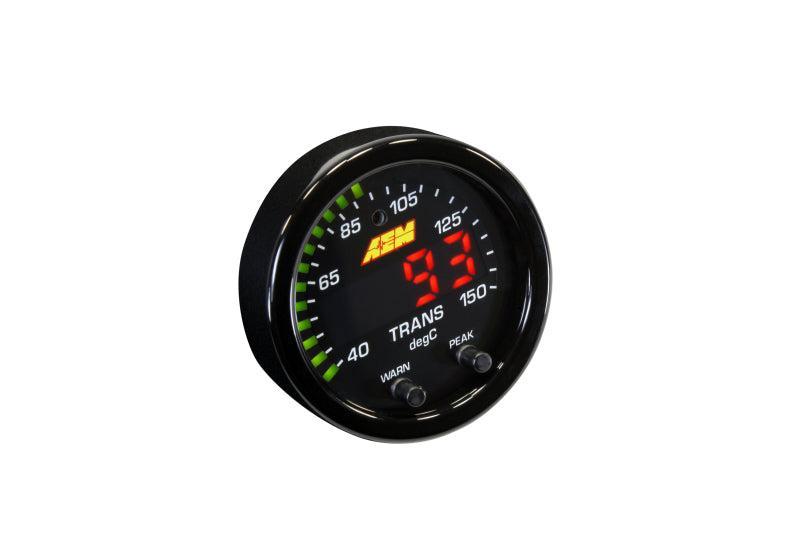 AEM X-Series Temperature 100-300F Gauge Kit (ONLY Black Bezel and Water Temp. Faceplate) AEM