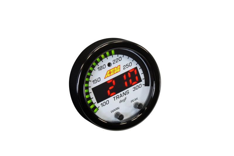 AEM X-Series Temperature 100-300F Gauge Kit (ONLY Black Bezel and Water Temp. Faceplate) AEM