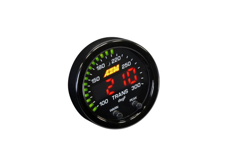 AEM X-Series Temperature 100-300F Gauge Kit (ONLY Black Bezel and Water Temp. Faceplate) AEM
